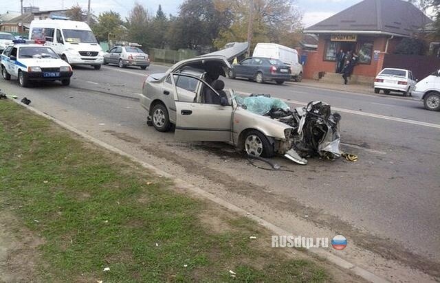 «КАМАЗ» переехал легковушку 