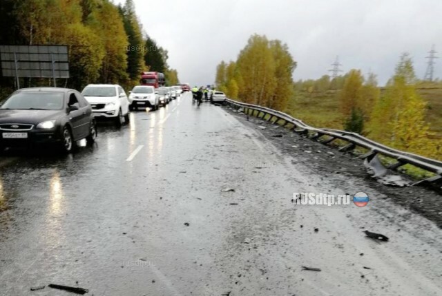 Дальнобойщик совершил смертельное ДТП на трассе М-5 в Челябинской области 