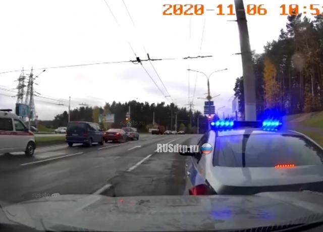 ДТП с автомобилем милиции в Минске