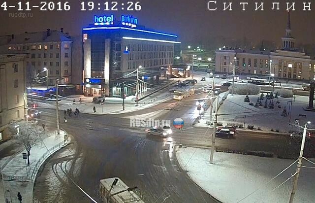 Автомобиль ДПС попал в ДТП в Петрозводске
