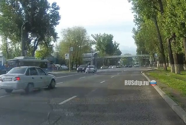 Наезд на пешехода в Алматы