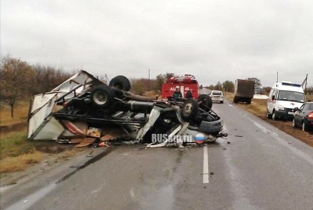 Водитель и пассажир «ГАЗели» погибли в ДТП в Волгоградской области 