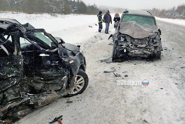 Видеорегистратор запечатлел момент гибели водителя на трассе Пермь — Екатеринбург 
