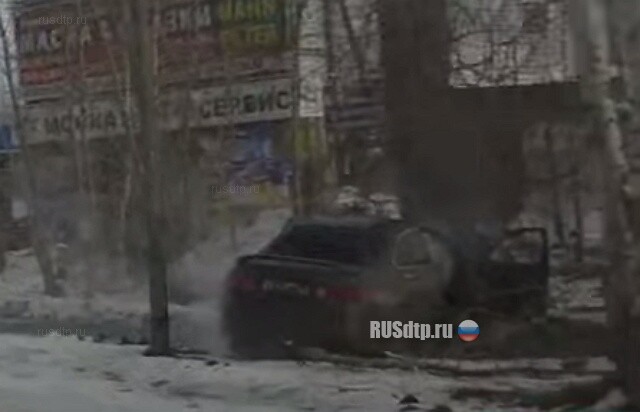 Пьяная водитель за рулем 