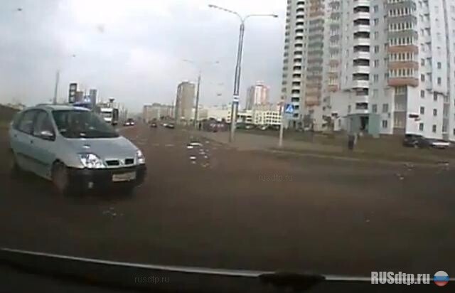 Подбил встречного 