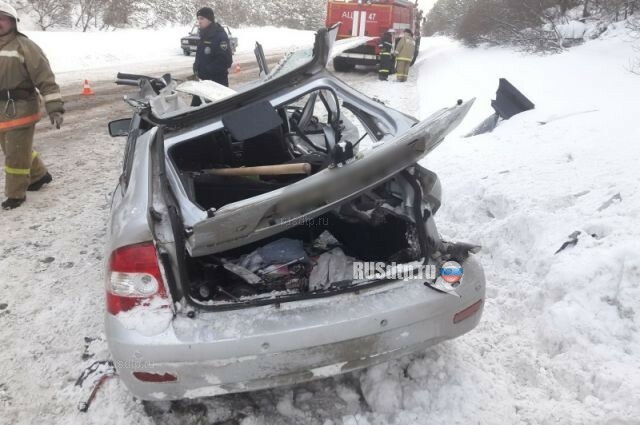 Пассажир «Лады» погиб в ДТП с бензовозом в Пермском крае 