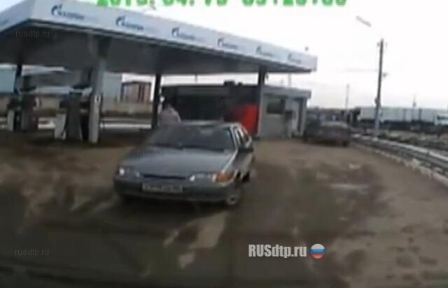 Забыла про шланг 