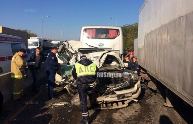 В Ростовской области столкнулись 14 автомобилей 