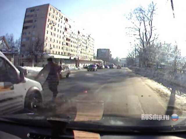 Пешеход остался целеньким 