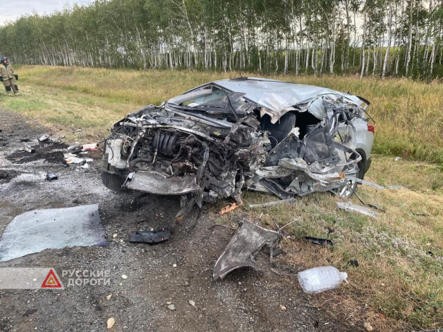 Двое погибли в ДТП на трассе М-5 в Оренбургской области 