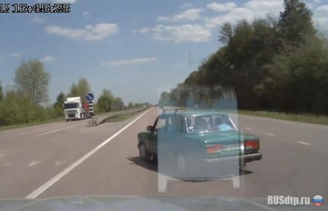 Авария на многополоске 