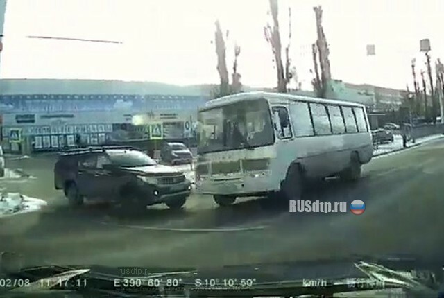ДТП с автобусом в Воронеже