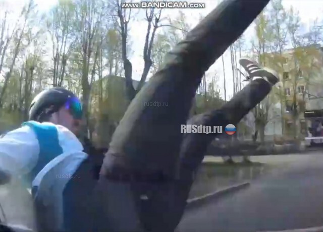 В Северодвинске автоледи сбила велосипедиста. ВИДЕО 