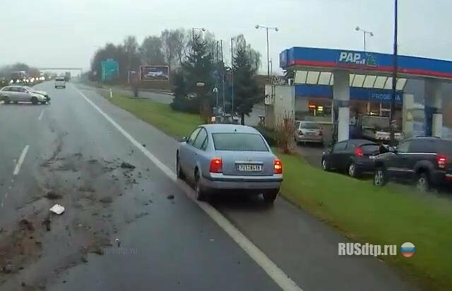 Серия аварий на трассе в Чехии