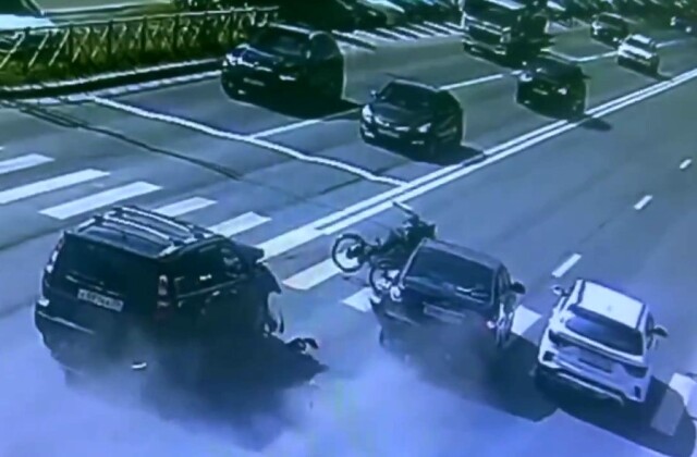 В Северодвинске на перекрестке сбили велосипедиста