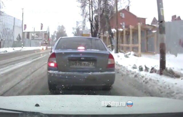 Въехал в зад 