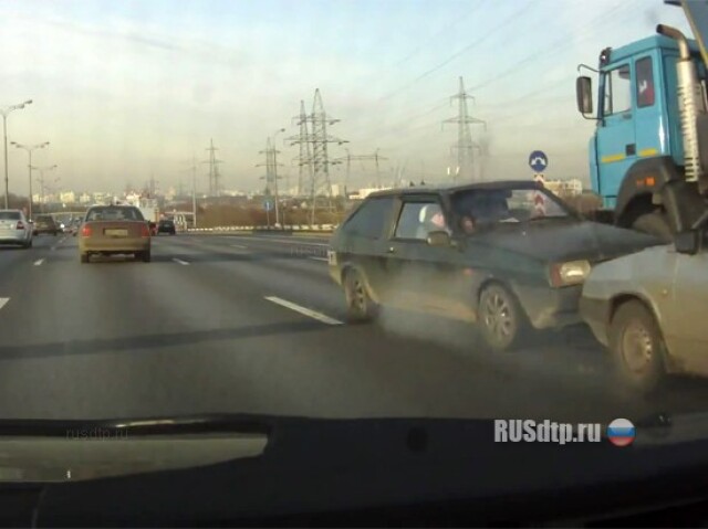 Авария на МКАД 