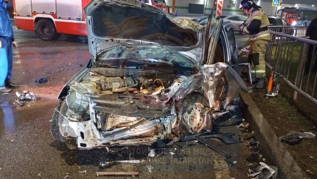 «Летел через перекресток»: Lada и Haval столкнулись в Набережных Челнах 