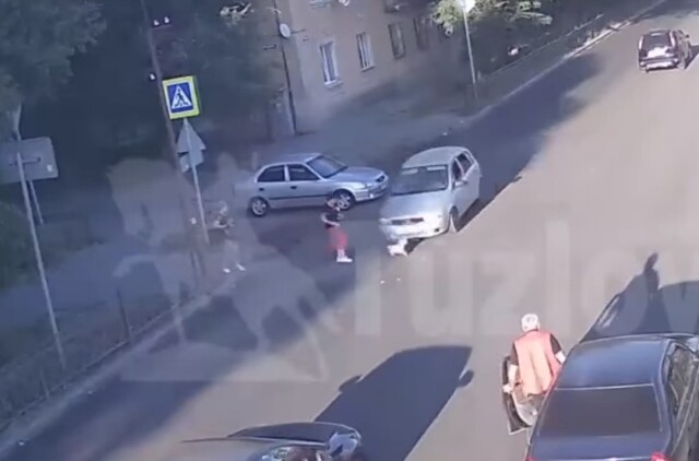 Авария на пешеходном переходе в Новочеркасске: «Лада Калина» сбила женщину с собачкой