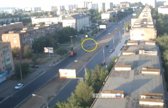 В Астрахани погиб мотоциклист