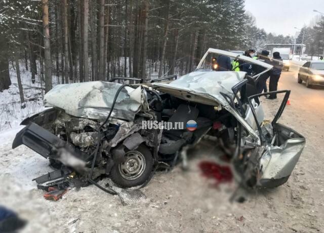 Под Томском в ДТП с лесовозом погиб водитель «Лады» 