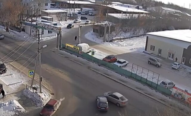 Странная авария в башкирском городе Учалы 