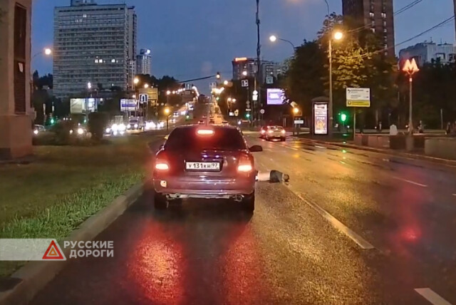 Пьяный пешеход пытался перейти дорогу в Москве