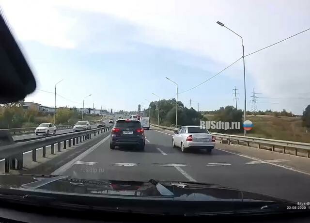 ДТП на Рпенском мосту во Владимире