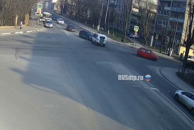 ДТП с полицией в Серпухове 