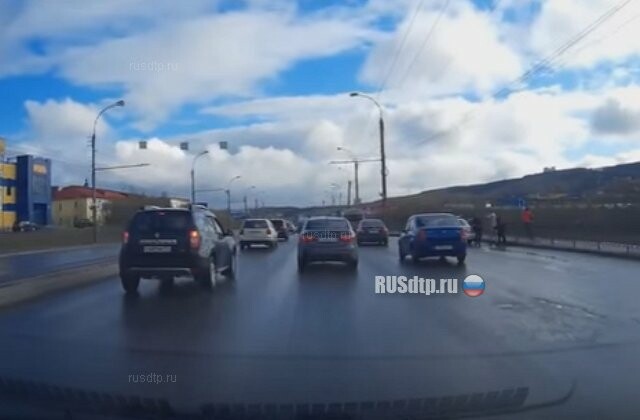 В Мурманске остановили голого водителя