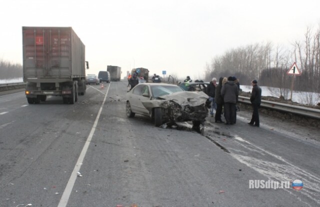 В Сызранском районе столкнулись три автомобиля 