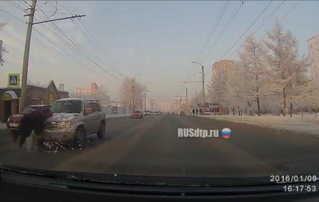 На улице Краснодарской в Красноярске произошел наезд на пешехода
