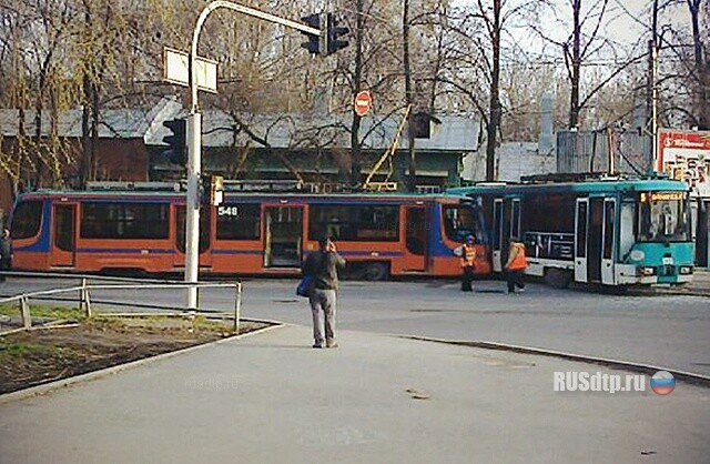 В Перми столкнулись два трамвая (фото) 