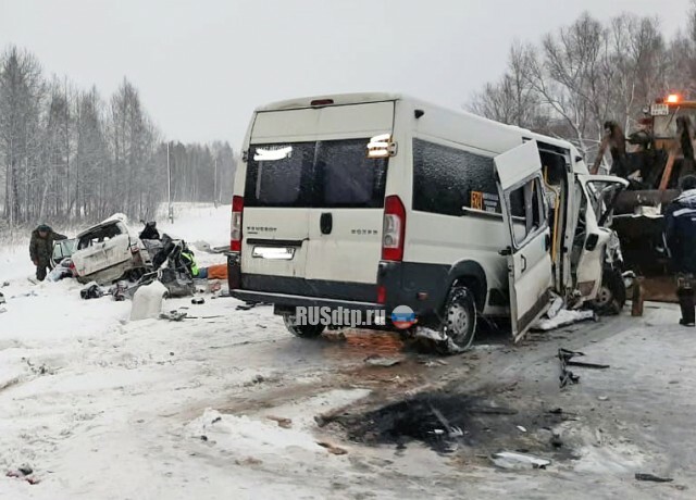 В Томской области в ДТП с микроавтобусом погибли два человека 