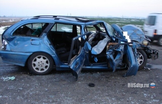 МАЗ протаранил Мерседес 