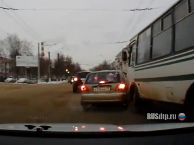 Женское ДТП в Саранске 