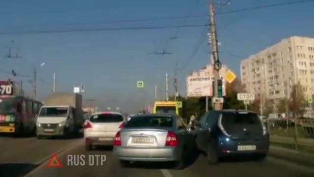 «Подстава» на перекрестке в Севастополе