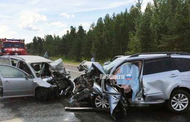 Оба водителя погибли в лобовом столкновении автомобилей под Нижним Новгородом 