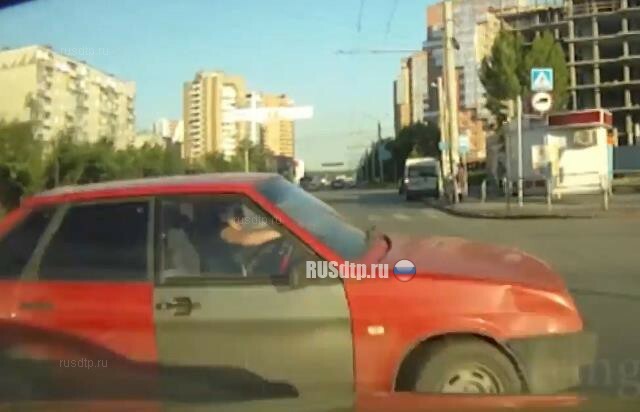 Авария на перекрестке в Челябинске