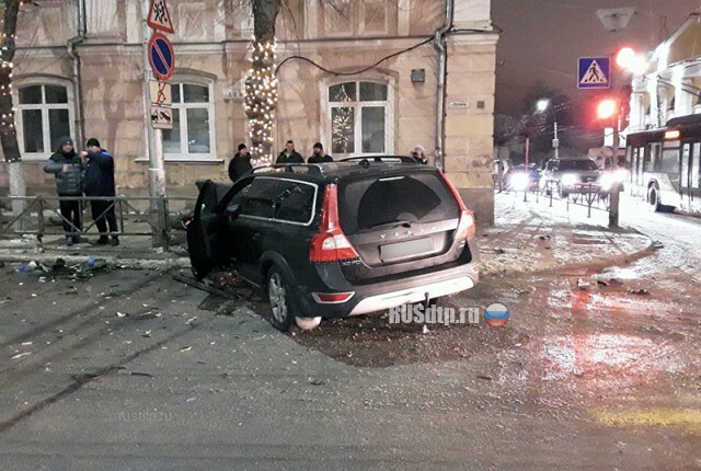 Жесткое ДТП с участием двух автомобилей в Рязани 