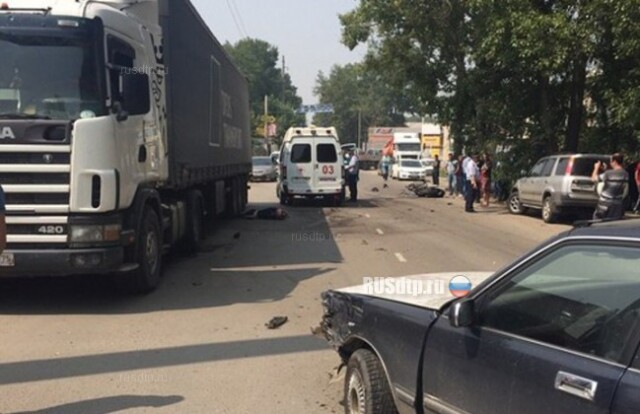 Байкер погиб в ДТП на улице Ракитной в Иркутске