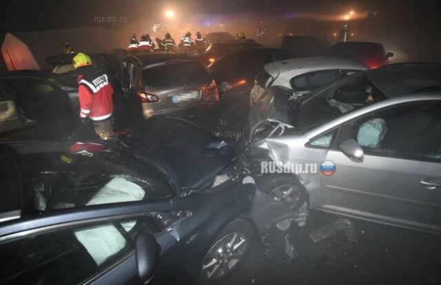 66 человек пострадали и один погиб в массовом ДТП в Германии 