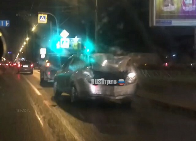 Видео погони в Калининском районе за пьяным водителем в Петербурге