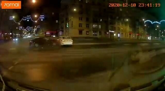 ДТП с участием такси в Петербурге