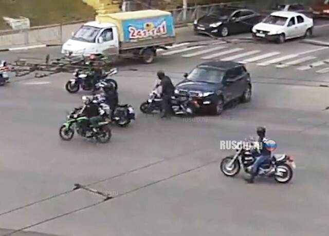 ДТП с мотоколонной в Рязани