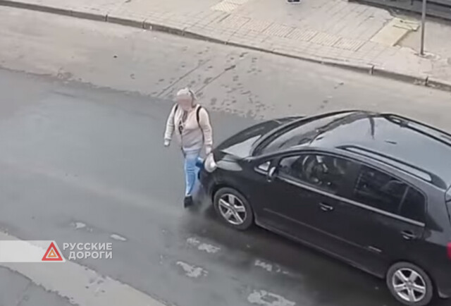 Женщина сбила пешехода в Калининграде