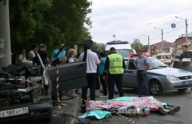 В Новосибирске в ДТП погибли 4 человека 