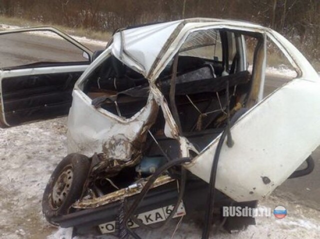 КАМАЗ сплющил «Оку» 