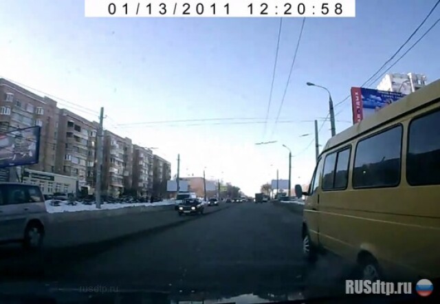 Авария на видеорегистратор в Самаре 