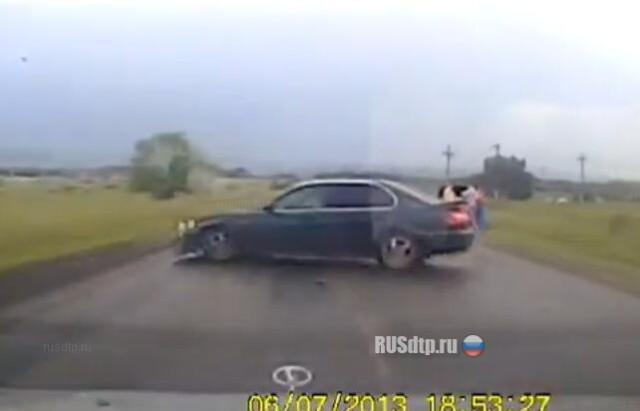 Разворот на трассе 